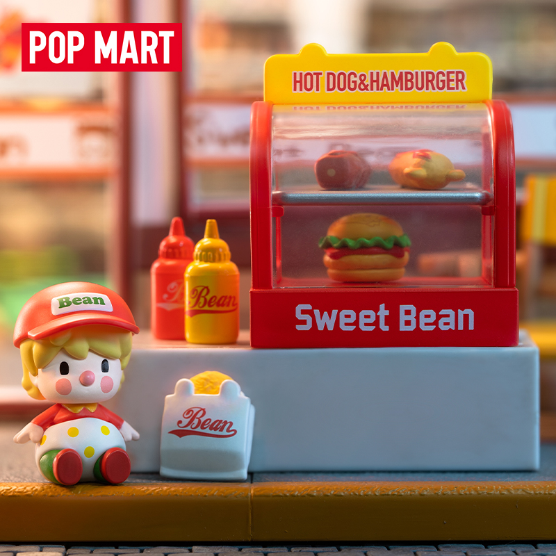 POPMART泡泡玛特小甜豆24小时便利店系列潮玩盲盒摆件礼物手办挂