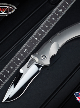 美国进口Microtech微技术刀展藏品限量款粉末钢大剑标两栖折叠刀