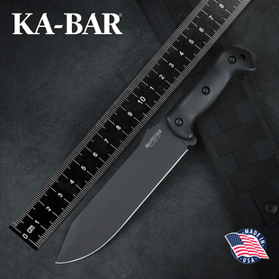 美国进口正品KABAR卡巴BK7户外高性能战术生存装备多功能野营直刀
