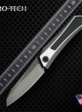 美国进口PROTECH超技术2025刀展定制户外高硬度末粉钢便携折叠刀