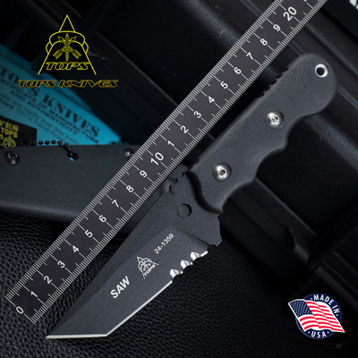 美国进口TOPS托普斯SAW-02小直刀