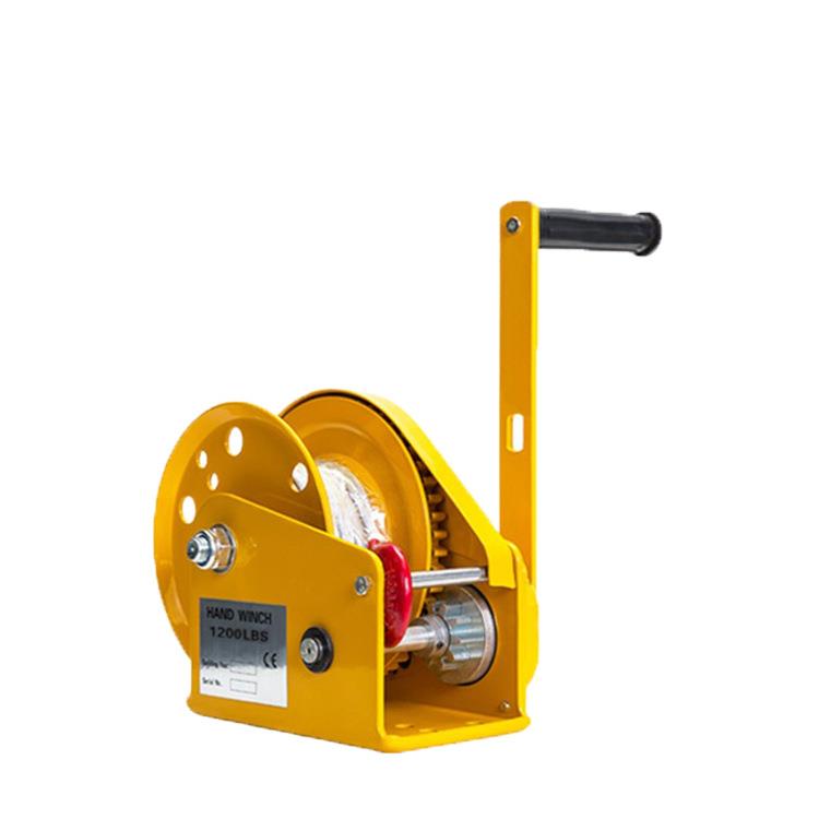 手动绞盘双向自锁式手摇卷扬牵引葫芦小型绞车升降吊机家用起重机