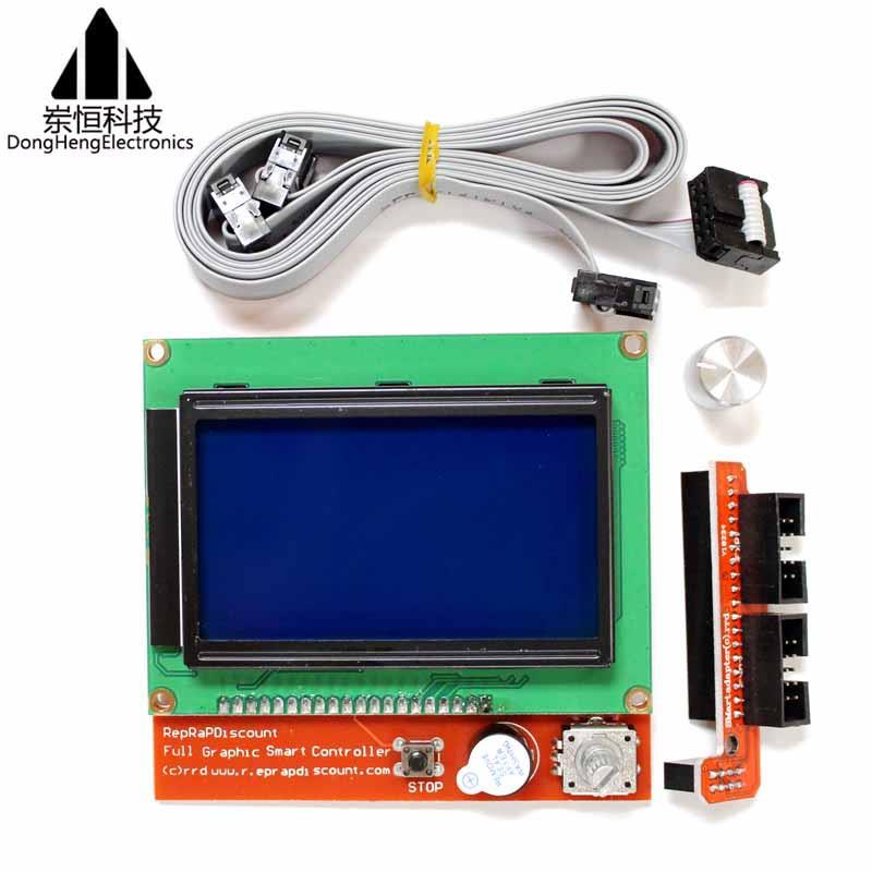 3D打印机1.4LCD12864智能控制器液晶控制屏带中文字库跨境