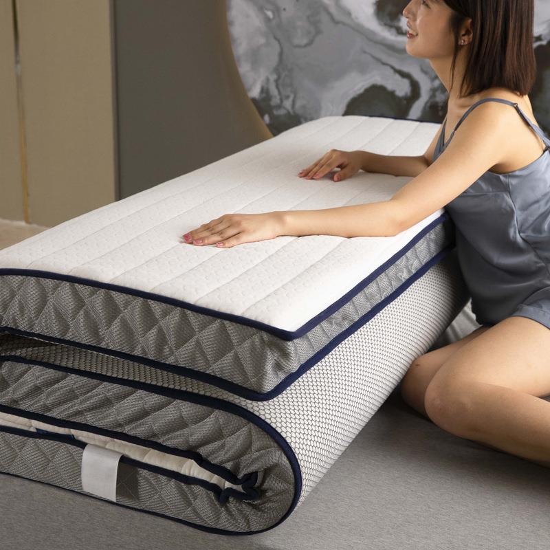 新针织棉立体乳胶床垫加厚记忆棉床垫直播供货四季可用5D透气设计