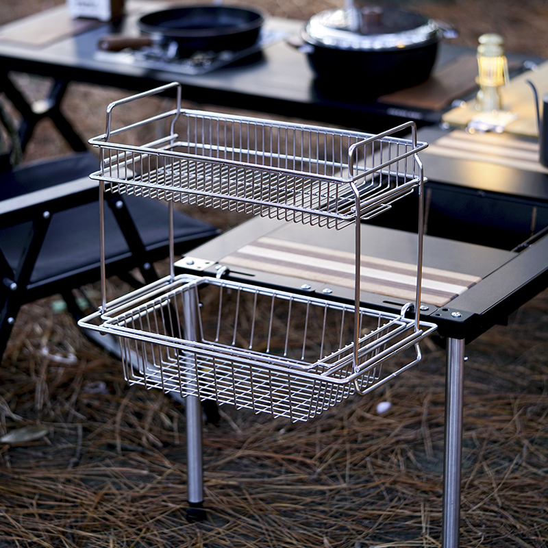 詫祭户外IGT双层沥水篮挂架