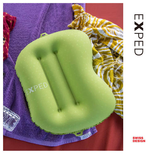 瑞士EXPED Ultra Pillow户外充气枕徒步登山露营枕头超轻静音睡枕