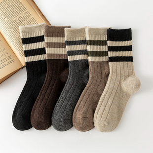 鲨鱼裤堆堆袜袜子女袜子纯棉防臭长筒吸汗秋冬中筒全棉保暖长袜