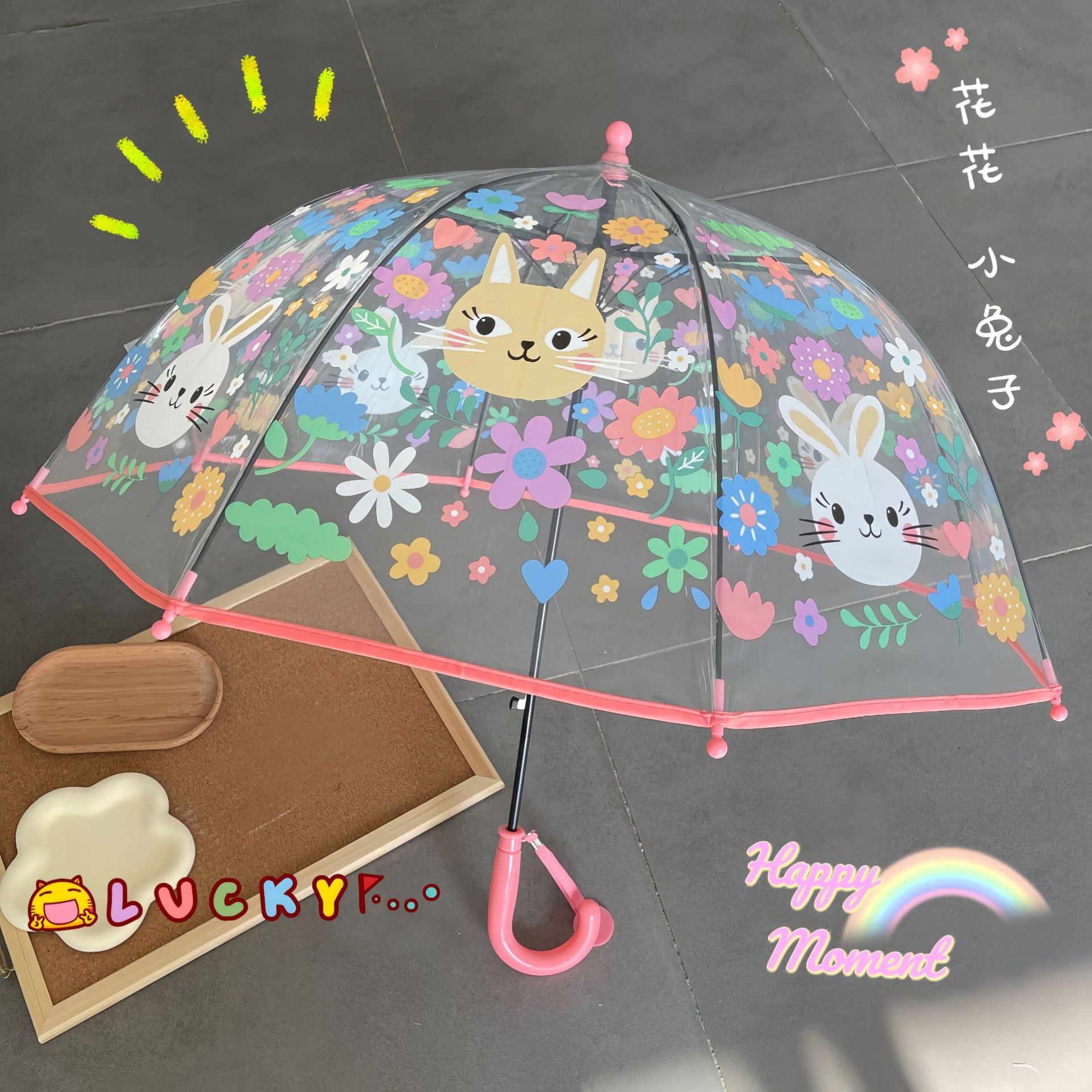 儿童雨伞女孩幼儿园轻便i