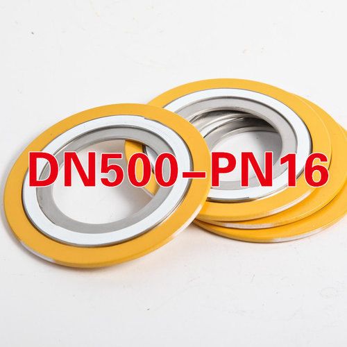标准DN500-PN16石墨四氟金属缠绕垫片304不锈钢内外环.型碳钢可选