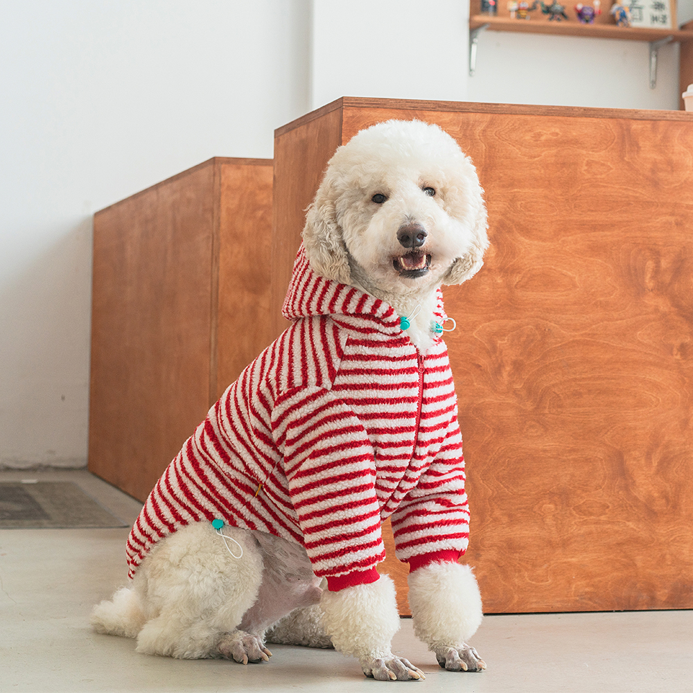 圣诞新年大型犬衣服狗狗秋冬加绒