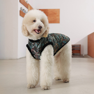 中大型犬新年唐装马甲秋冬宠物拉布拉多金毛边牧萨摩巨贵狗狗衣服