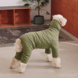 德绒保暖大型犬衣服狗狗四脚衣秋冬宠物拉布拉多金毛边牧狗衣服潮