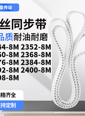 同步皮带528M23608M23688M237623842392240024088M齿带皮带聚氨酯