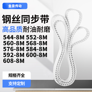 同步皮带8M5608M5688M5768M5848M5928M6008M608 8M齿带皮带聚氨酯