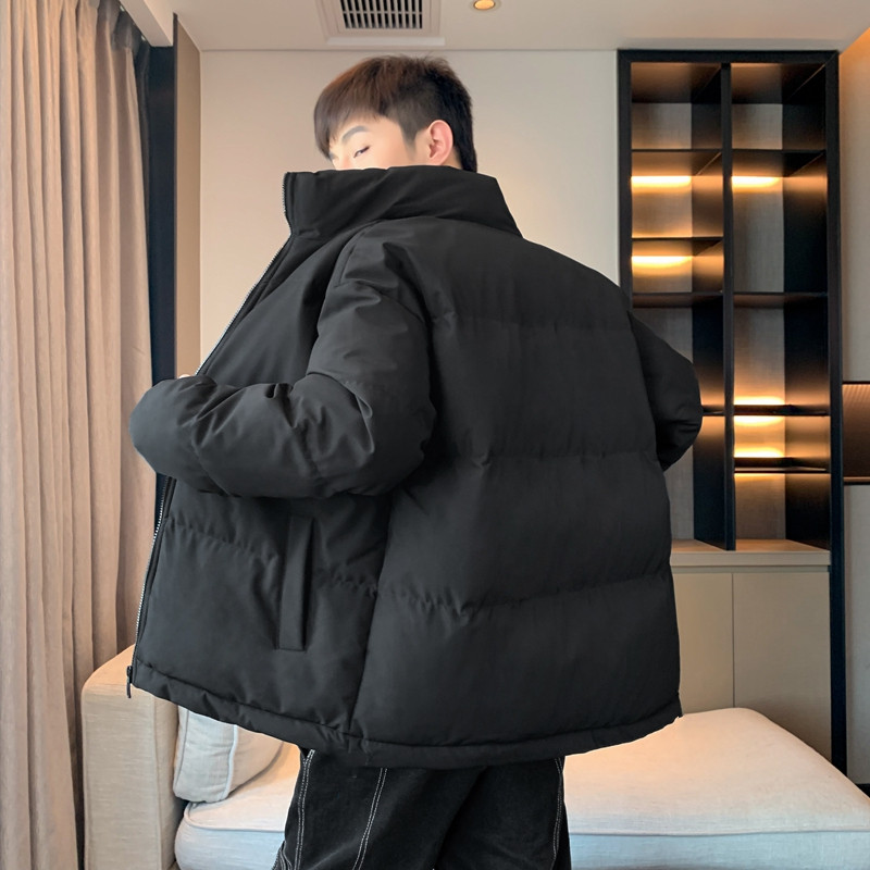 棉衣男生加厚羽绒棉服秋冬季2025新款宽松百搭防寒保暖面包服外套
