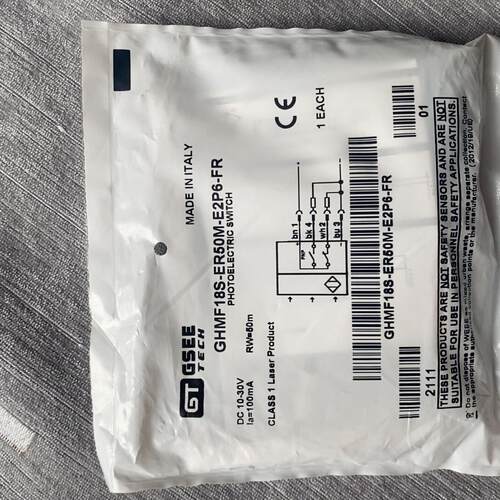 GHMF18S-ER50M-E2P6-FR 光电开关 工业自动化激光传感器议价维修