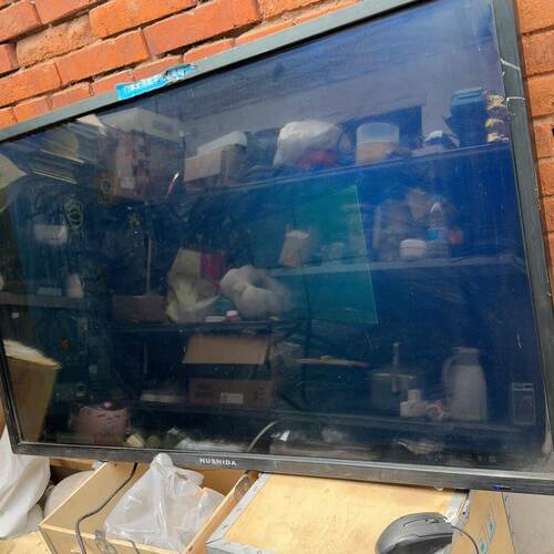 HUSHIDA 55寸工业触摸屏 工控触控屏幕 左侧带黑条议价维修