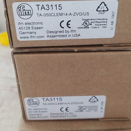 TA3115 易福门温度传感器 工业工控自动化配件议价维修