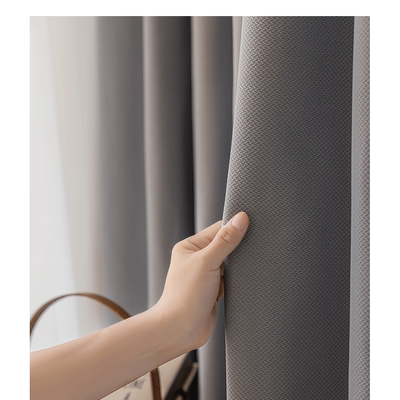 奶油色ins窗帘厂家直销