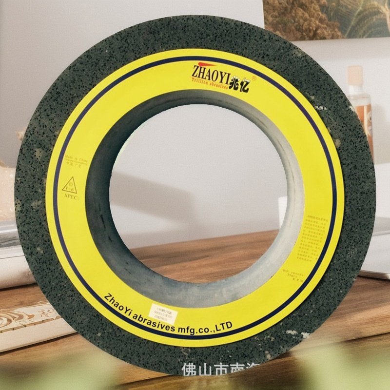磨铜铝橡胶砂轮厂价供应高品质切削硅胶碳纤维铸铁黑碳大气孔砂轮