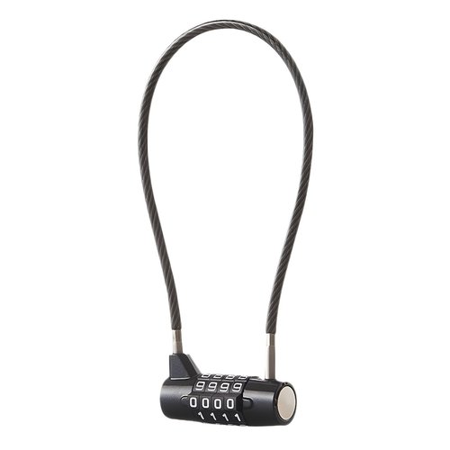 软钢丝密码锁 美式冰箱柜门锁庭院桌椅除草机推拉窗抽屉车筐挂锁