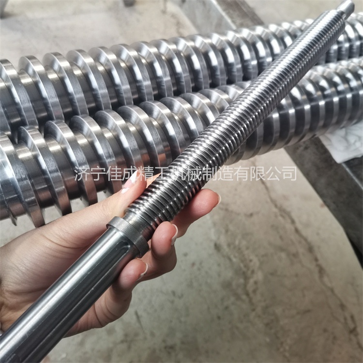 机床丝杆加工梯形螺纹精密丝杠Tr20Tr30Tr40螺距34568正反牙调节