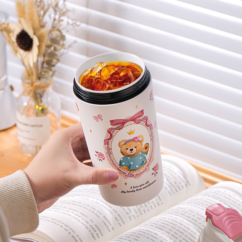 康纳斯卡通风趣陶瓷内胆复古便携