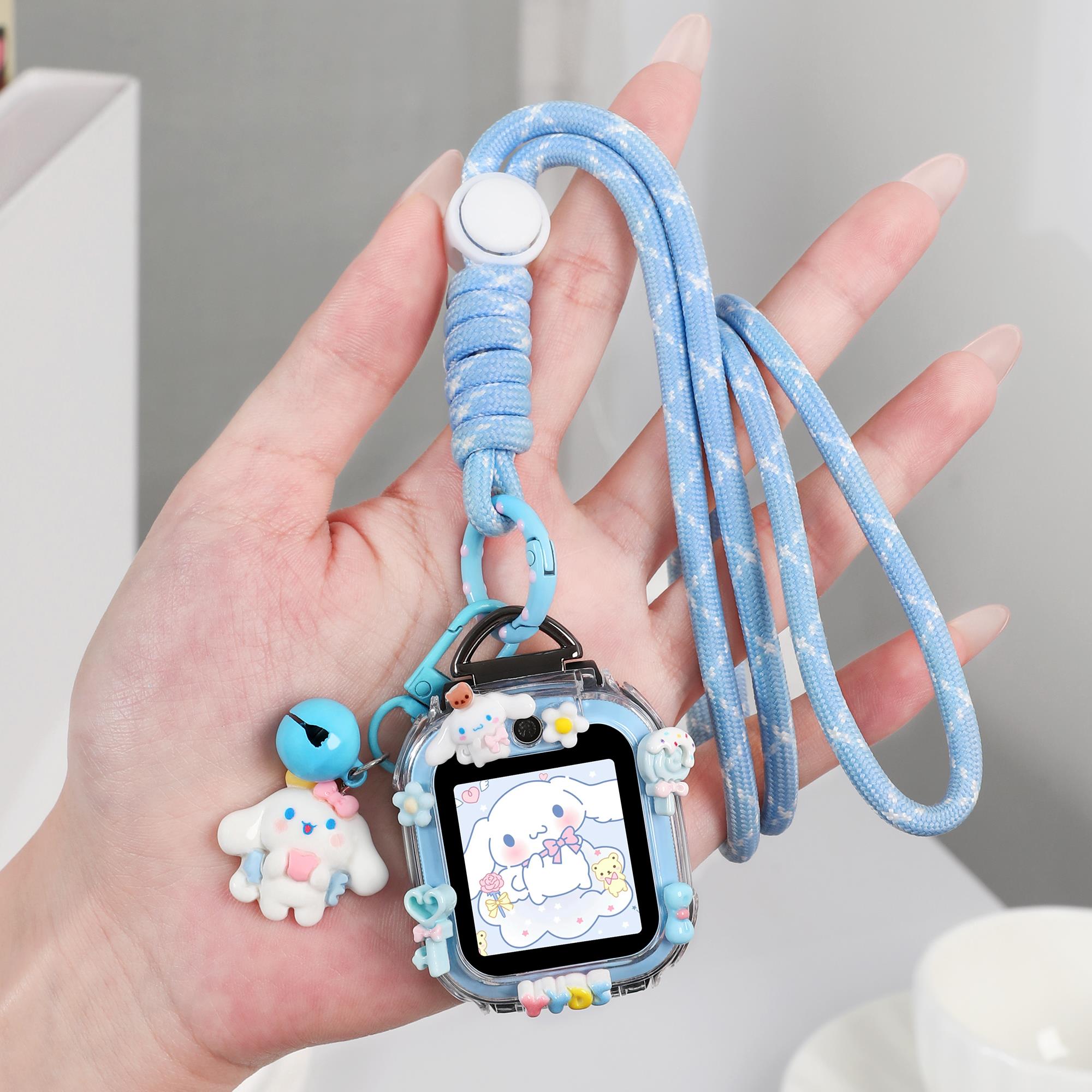 适用小天才Z11儿童电话手表Z6PRO挂脖套Z10Z9卡通挂绳Q3D5保护壳