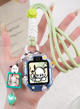 适用华为SIM-AL00儿童手表5表带5X/5pro挂脖子套4X保护壳3Pro吊绳