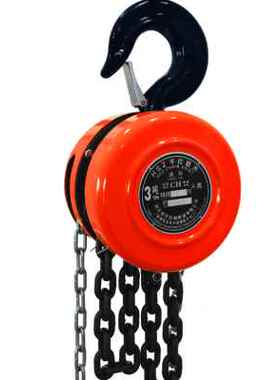 新款新品圆形倒链 1T2T3T5T10吨36米9m重型手动葫芦起重吊机手品