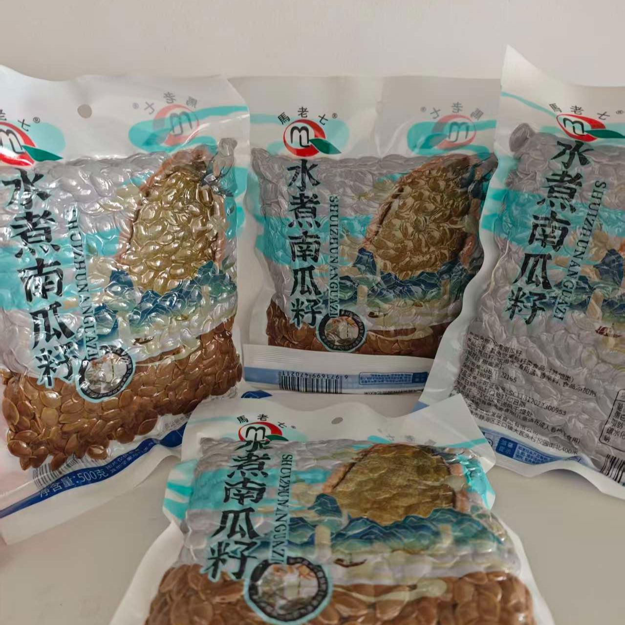 马老七湿南瓜子真空大包散装500克真空包装茶水瓜子水煮五香零食