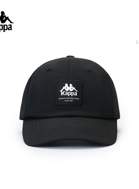 Kappa卡帕棒球帽2024新款情侣男女户外遮阳帽简约鸭舌帽K0EX8MB08