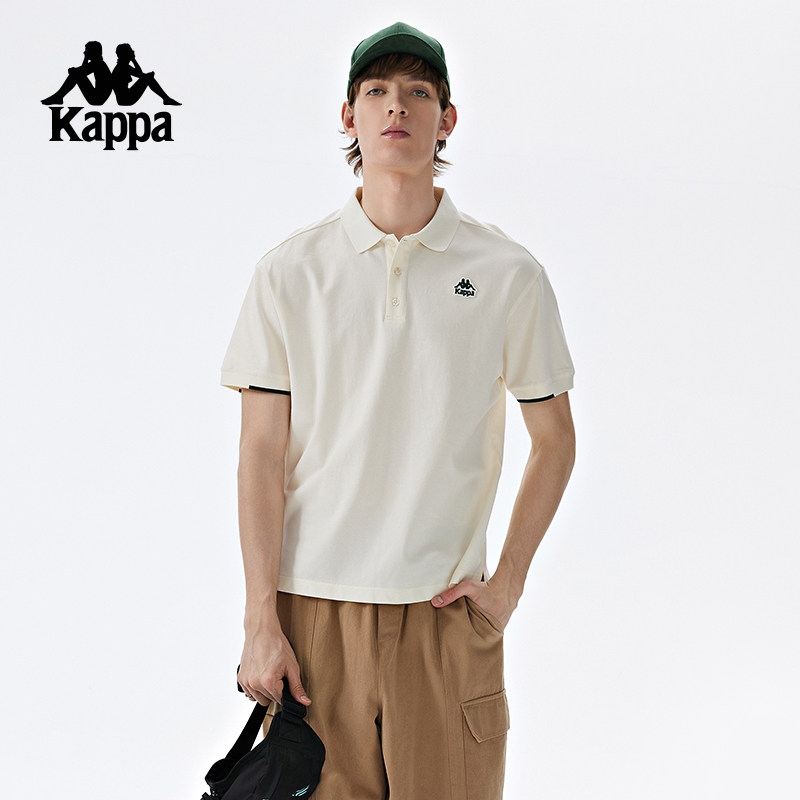 kappa卡帕背靠背运动polo衫男2024新款痞帅衬衫修身男士短袖t恤潮,运动服/休闲服装,运动POLO衫,淘宝优惠券,粉丝福利购,淘宝优惠卷