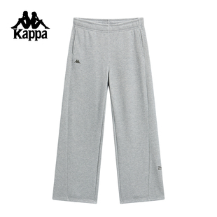 子长裤 Kappa卡帕背靠背运动裤 休闲女针织直筒裤 冬季 子 女2025新款