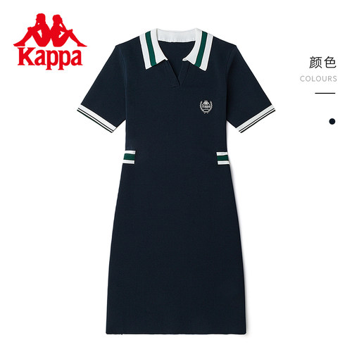 卡帕女连衣裙POLO网球裙