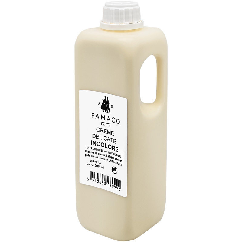 famaco法国进口皮革蜂蜡滋润乳鞋包补色翻新皮衣上光保养大包装