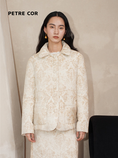保暖贴袋短款 羽绒服 COR独立设计师官方店时尚 PETRE
