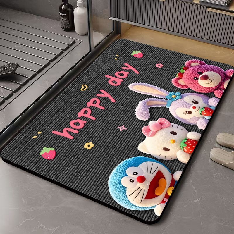 防滑⭐吸水】淋浴房卡通地垫