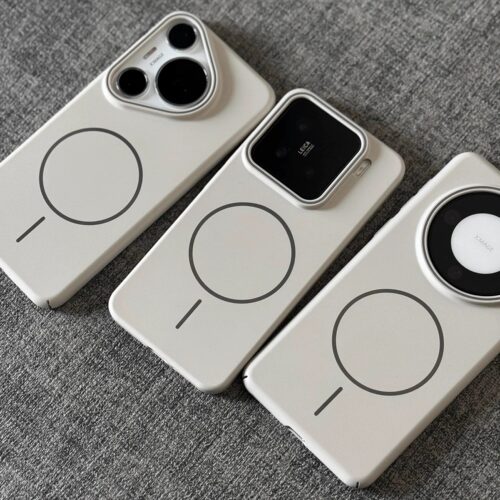 磁吸无线充电高级感肤感手机壳