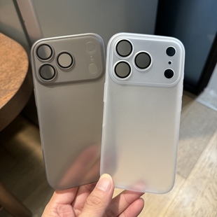适用苹果17promax手机壳超薄iphone16保护套15pro透明14plus磨砂13pm软硅胶12镜头全包11防滑air简约不沾指纹