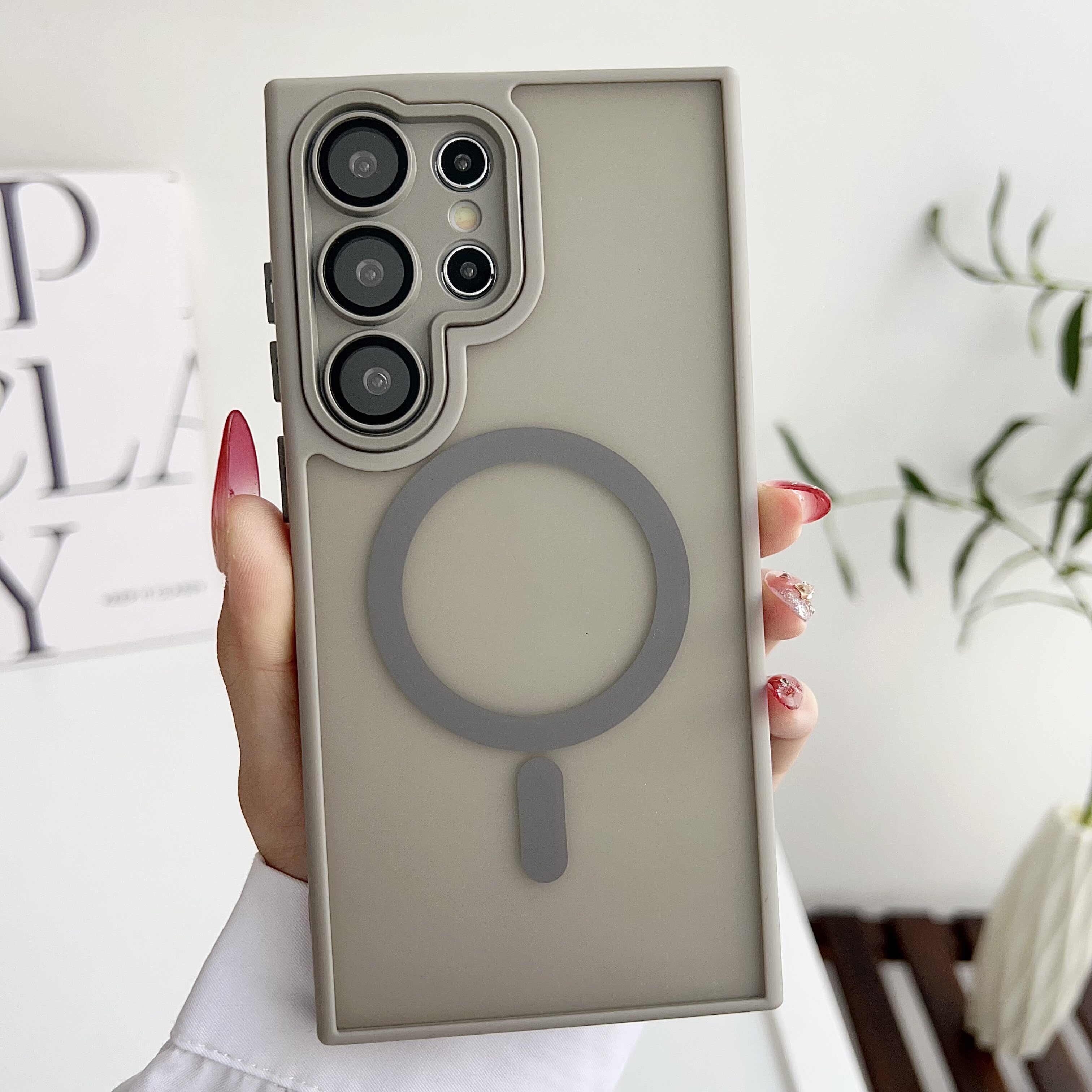 适用三星s24ultra手机壳带镜头膜s23plus摄像头全包s25u磨砂肤感s26磁吸s23u防摔s22u高级感s24+外壳s22u