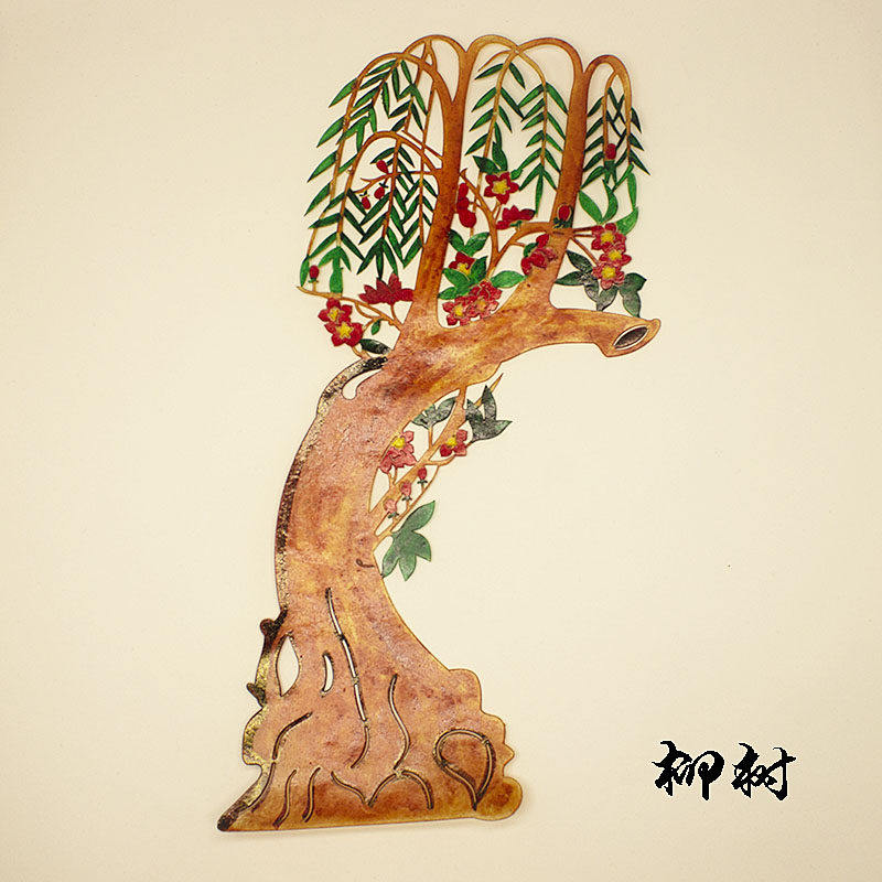 梅兰竹菊大树桌椅草地海
