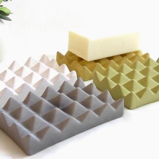 硅胶香皂盒肥皂盒免打孔家用置物架浴室创意沥水架Soap Holder