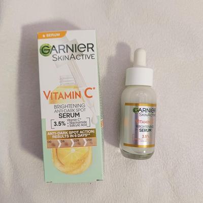 海淘德版Garnier卡尼尔3.5%维生素C美白精华30ml VC精华日夜套装