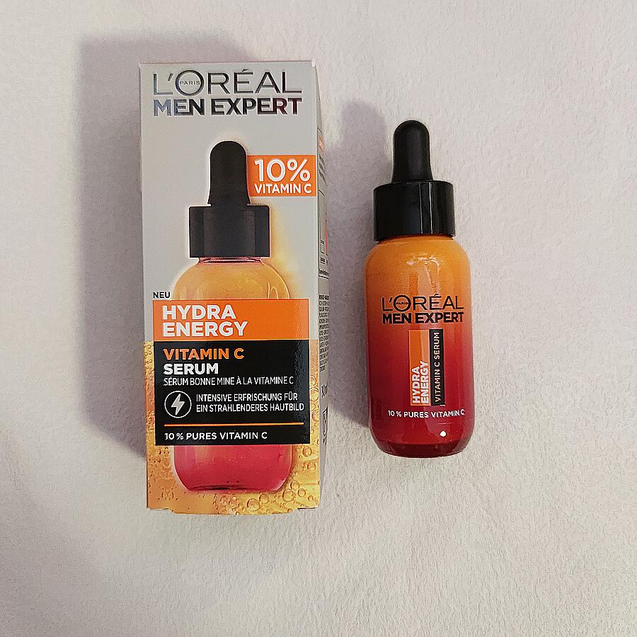 现货海淘德版欧莱雅 劲能醒肤活肤男士10%纯VC活力精华30ml