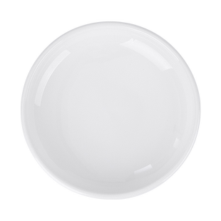 白色盘子高级感高档酒店私人会所专用中式餐具超大深盘菜盘鱼头盘