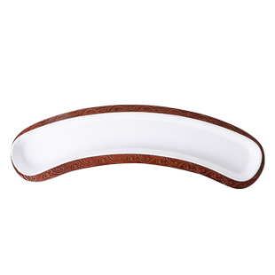 创意酒店意境餐具1米陶瓷超大号刀鱼带鱼鳗鱼盘会所商用长条盘子