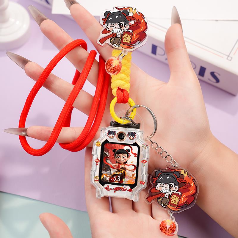 可调长短适用小天才电话手表Z6pro表带Z11儿童Z10保护壳挂脖挂绳