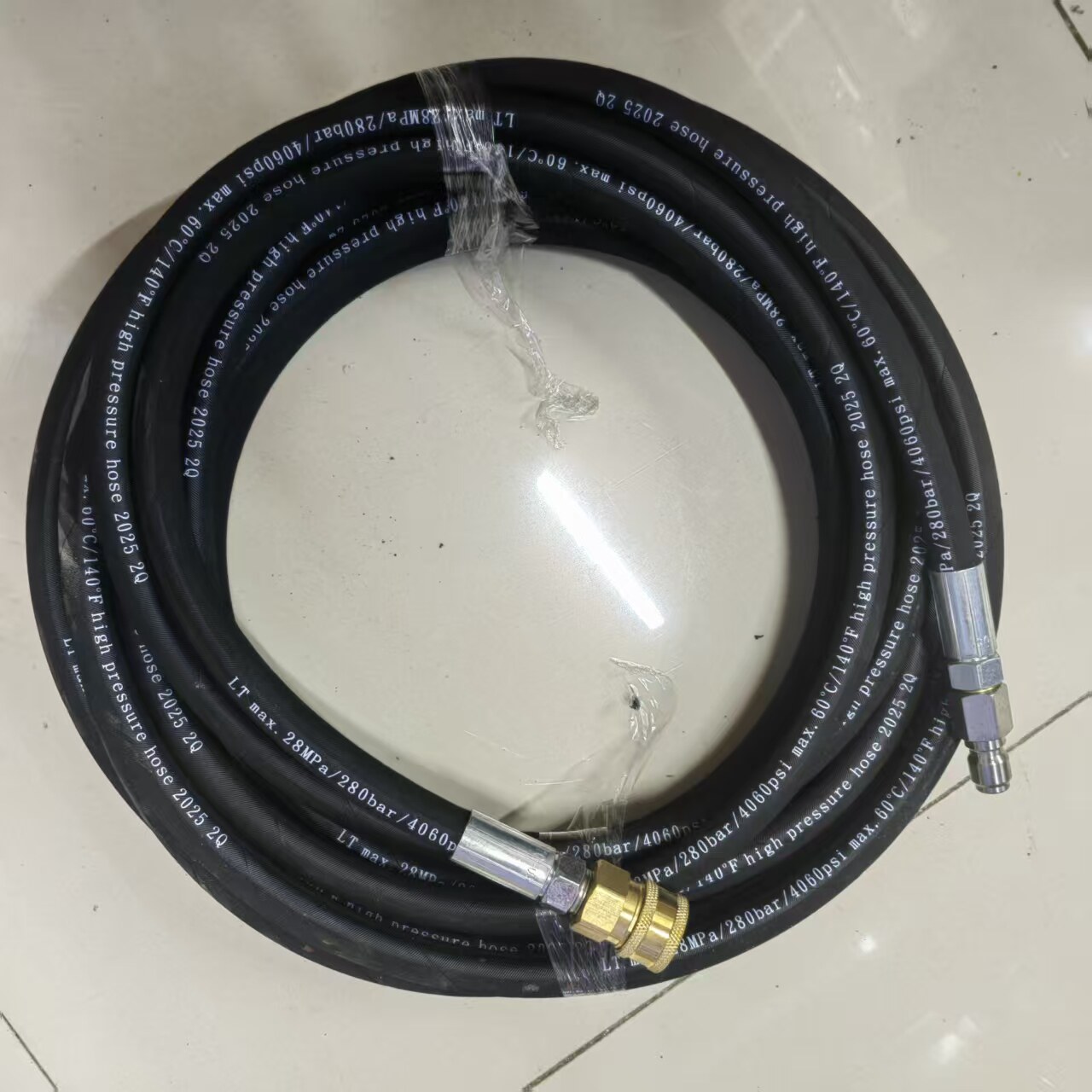 绿霸熊猫黑猫清洗机高压水枪管出水钢丝管线快接刷车管商用洗车管
