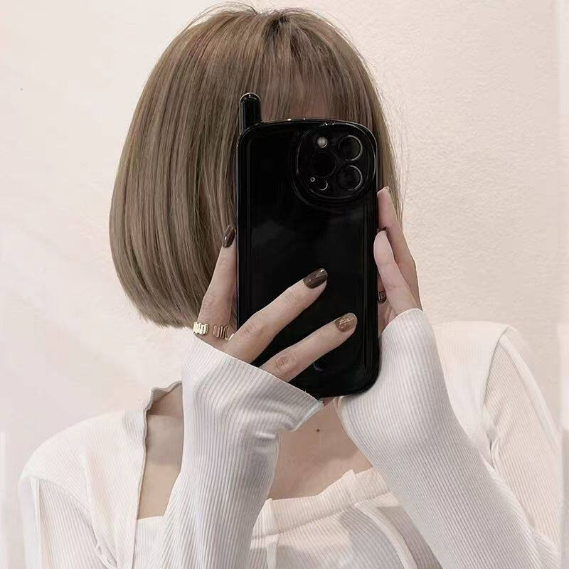 文艺纯色复古iPhone17ProMax大哥大手机壳11/12卡通x/xr日韩16/15Pro创意7/8p小众13/14plus不撞款全包防摔套